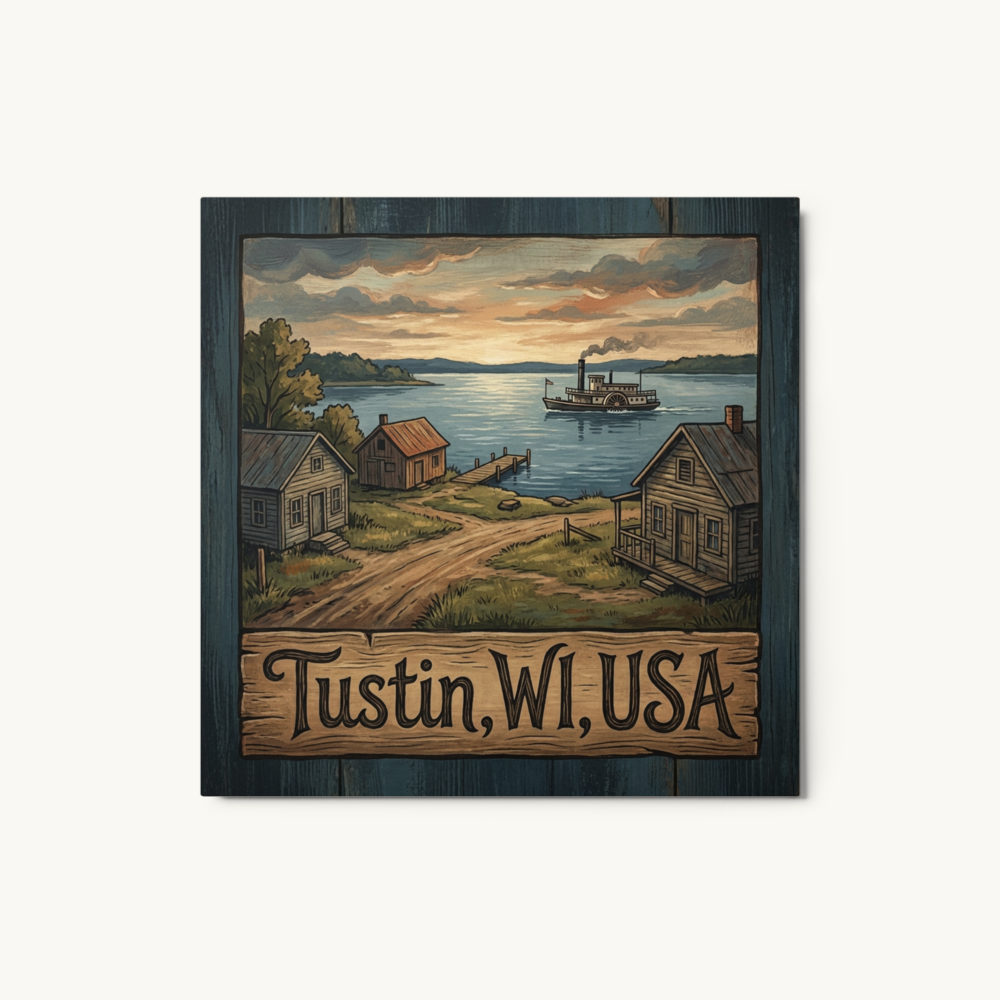 Tustin, WI Metal Print