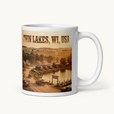 Twin Lakes, WI Coffee Mug