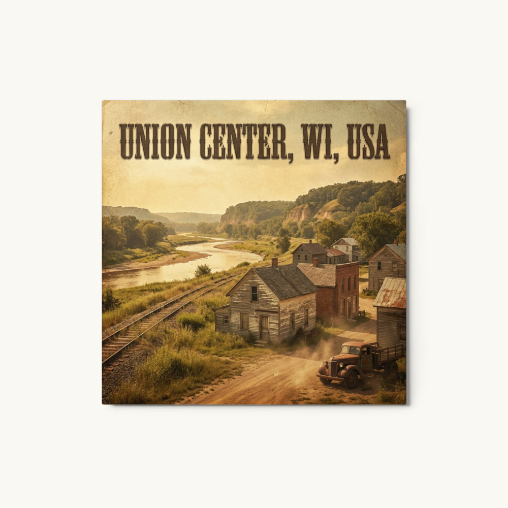 Union Center, WI Metal Print
