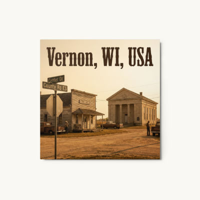 Vernon, WI Metal Print