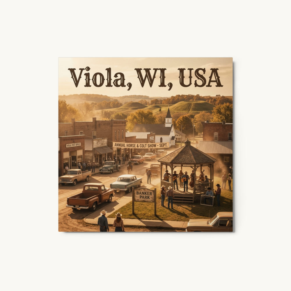 Viola, WI Metal Print
