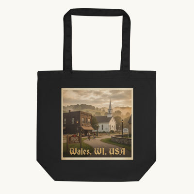 Wales, WI Tote Bag