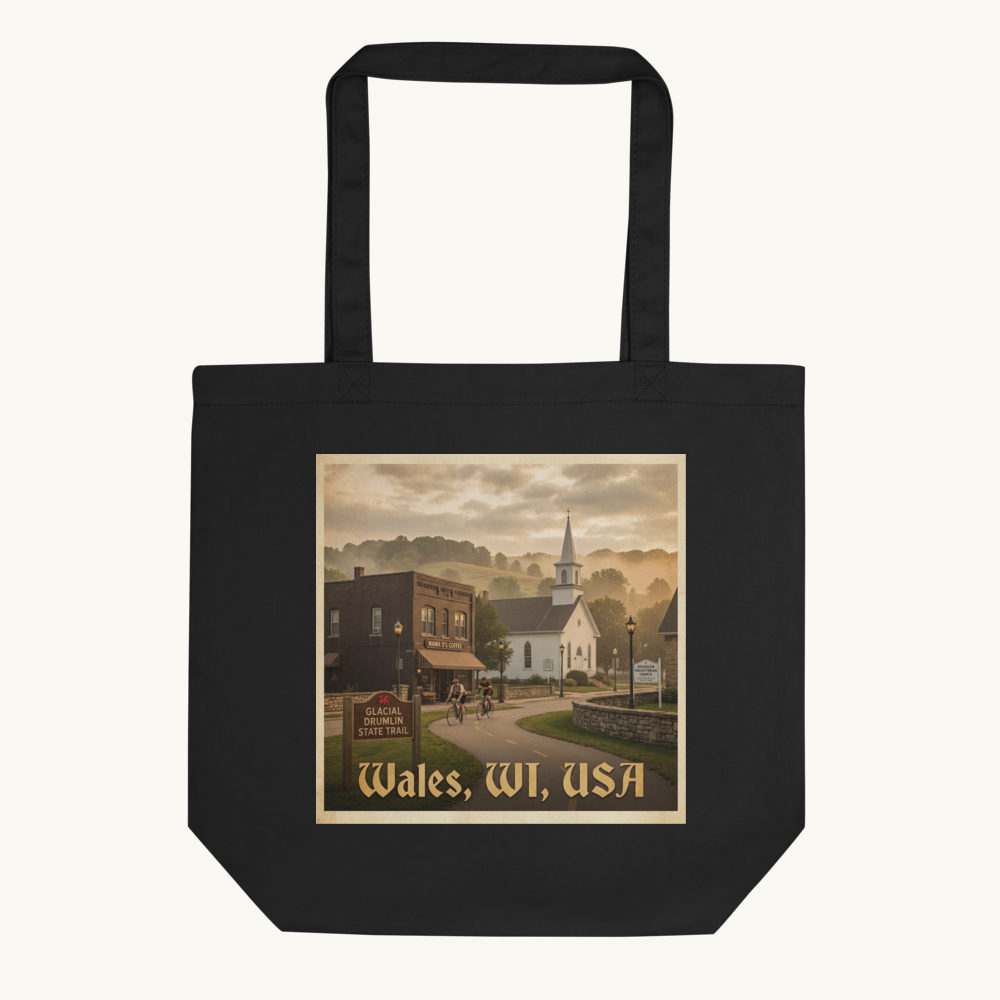 Wales, WI Tote Bag