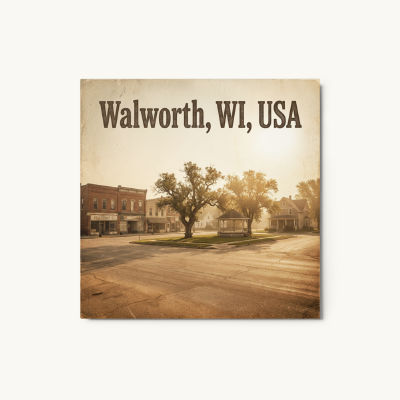 Walworth, WI Metal Print