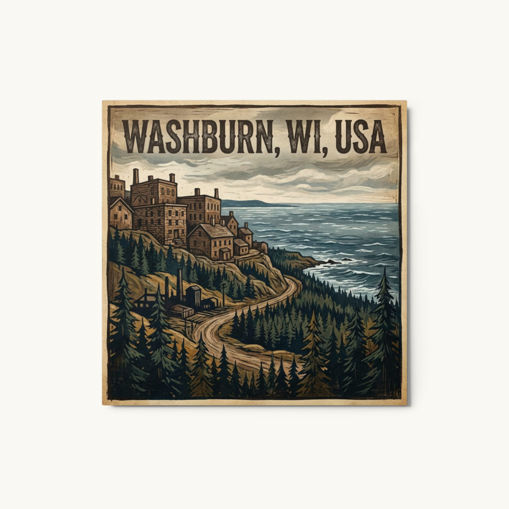 Washburn, WI Metal Print