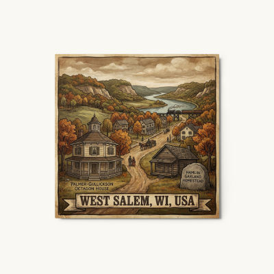 West Salem, WI Metal Print