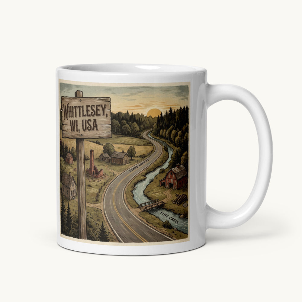 Whittlesey, WI Coffee Mug