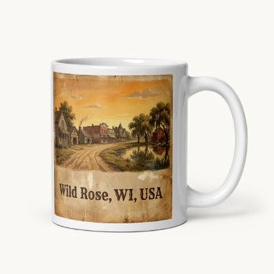 Wild Rose, WI Coffee Mug