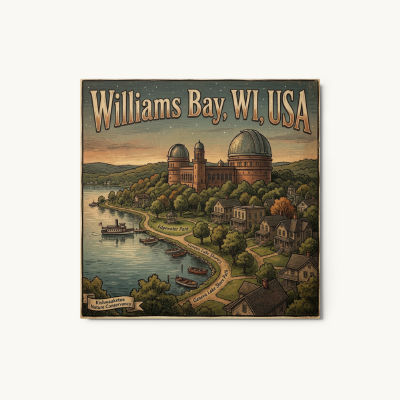 Williams Bay, WI Metal Print