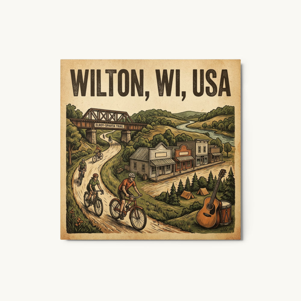 Wilton, WI Metal Print