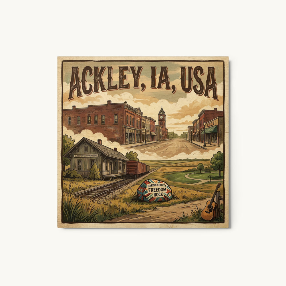 Ackley, IA Metal Print