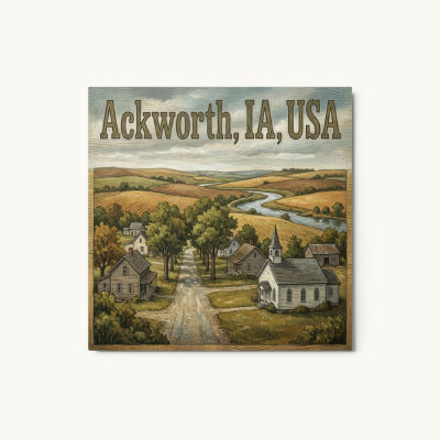 Ackworth, IA Metal Print