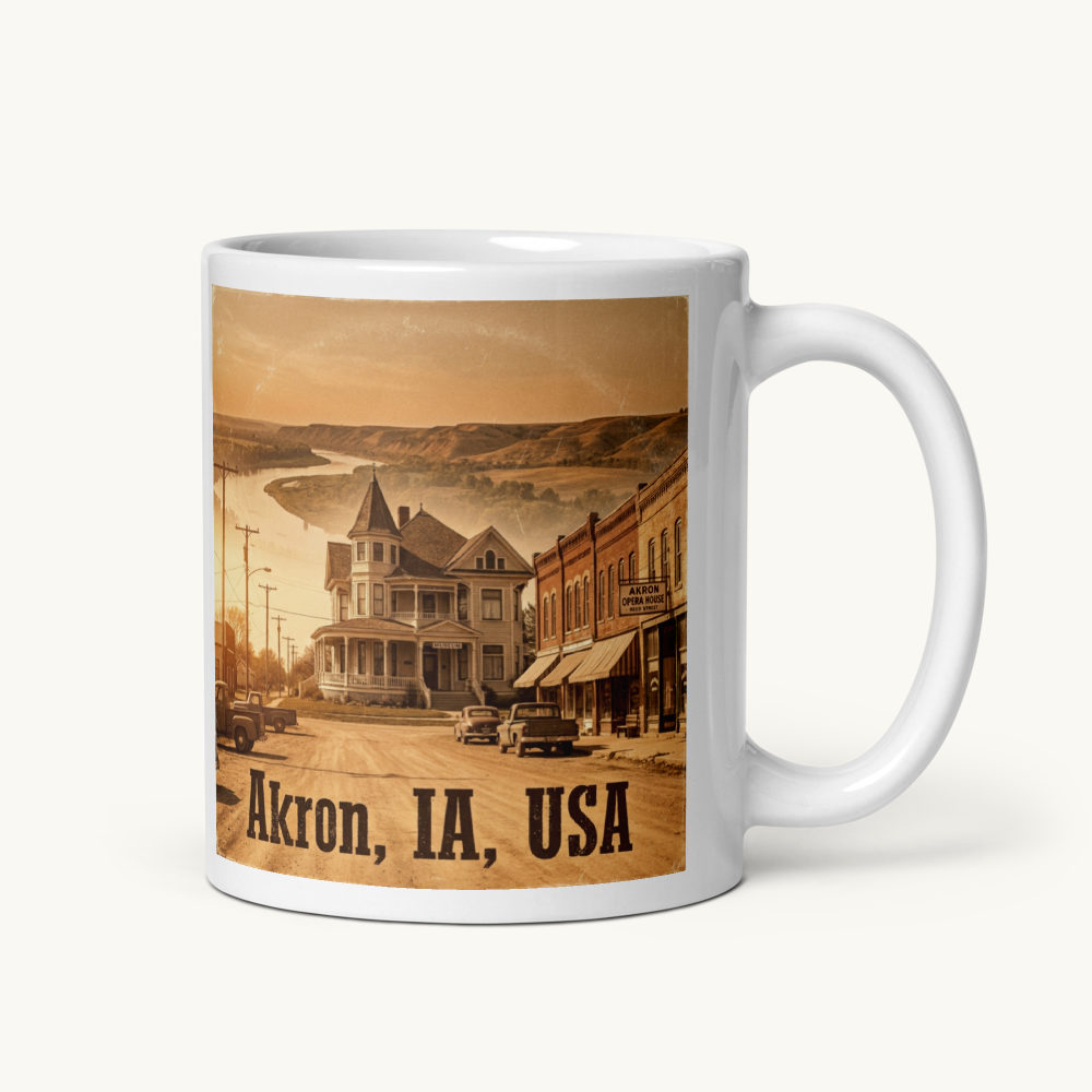 Akron, IA Coffee Mug