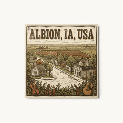 Albion, IA Metal Print