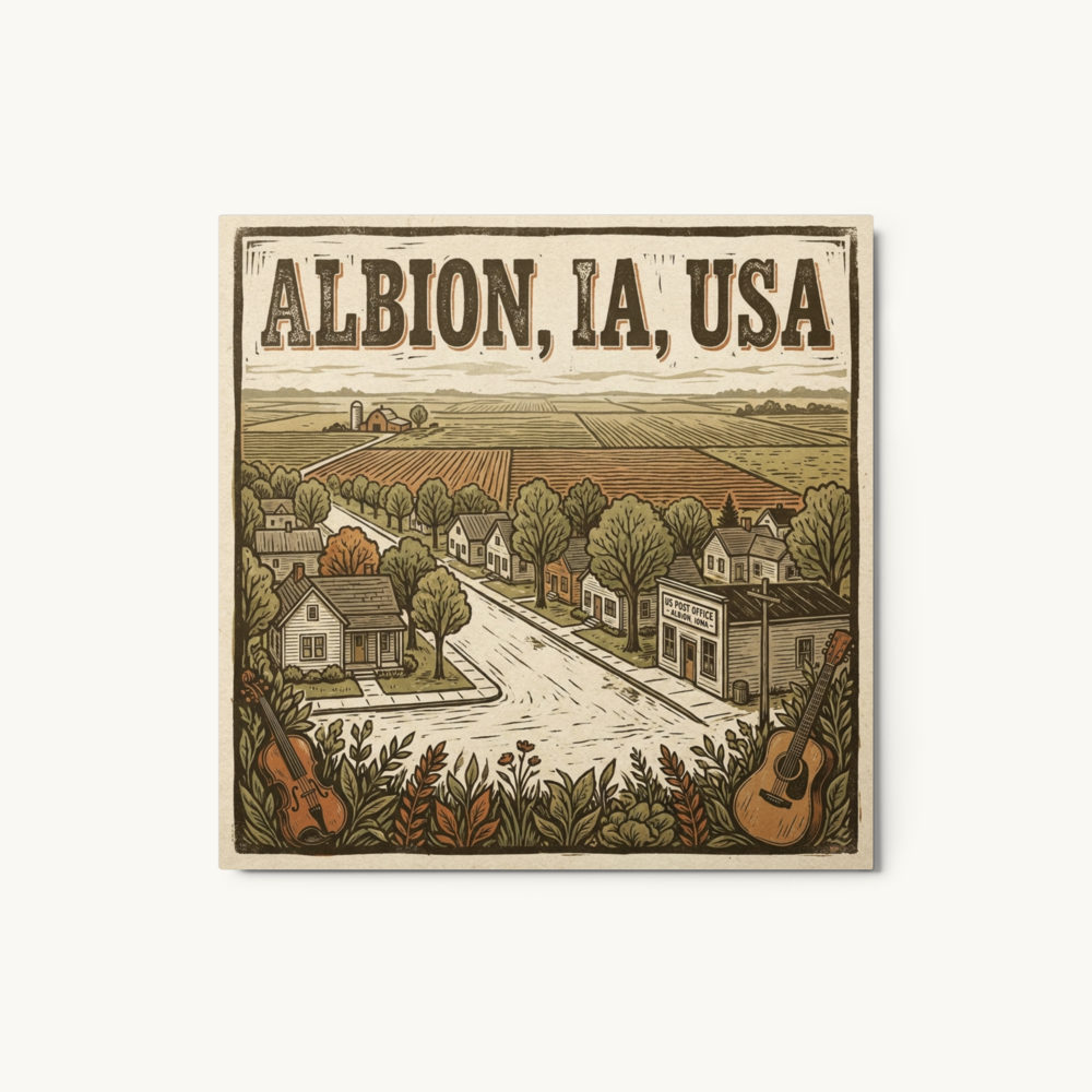 Albion, IA Metal Print