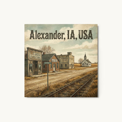 Alexander, IA Metal Print