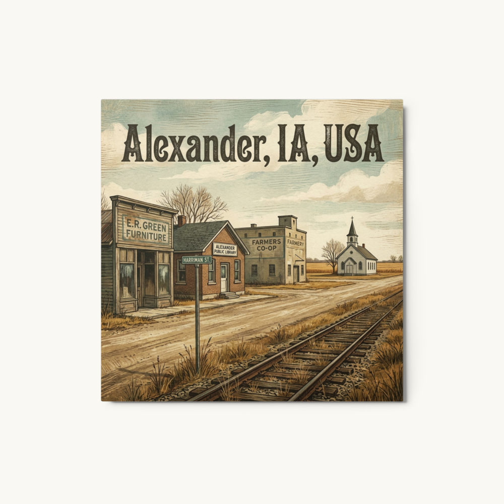 Alexander, IA Metal Print