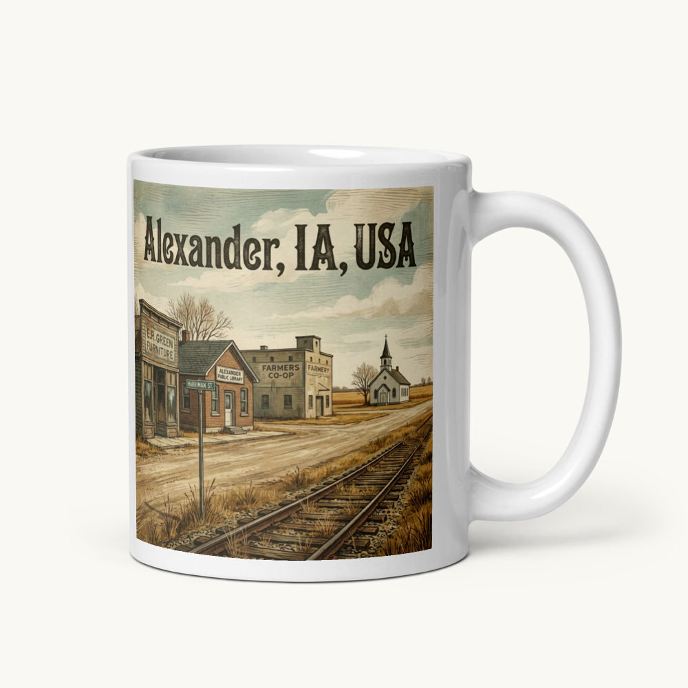 Alexander, IA Coffee Mug
