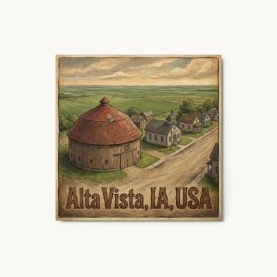 Alta Vista, IA Metal Print