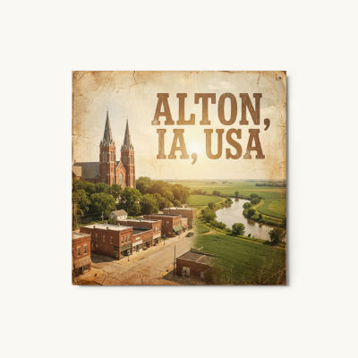 Alton, IA Metal Print
