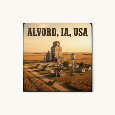 Alvord, IA Metal Print