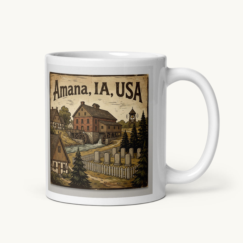 Amana, IA Coffee Mug