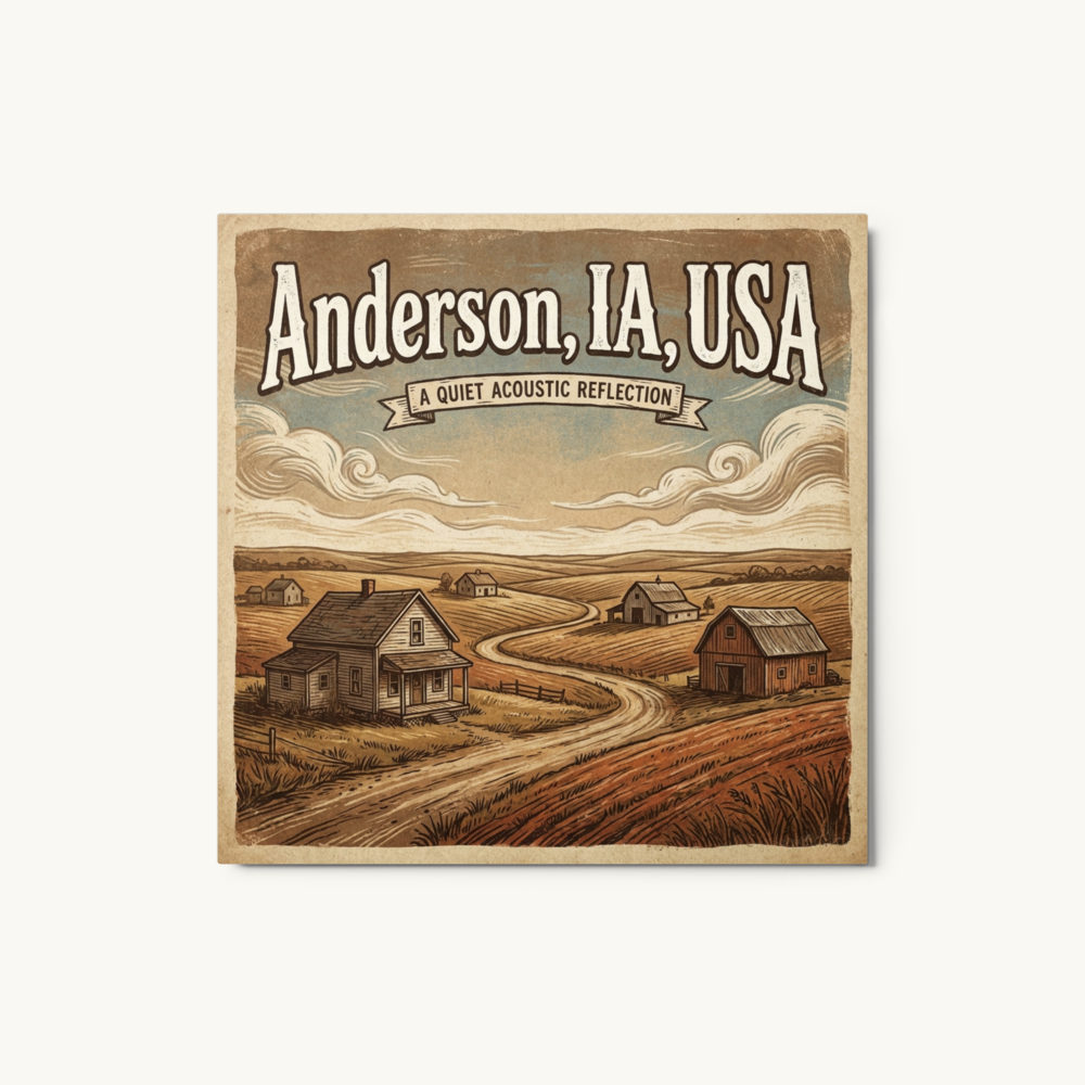 Anderson, IA Metal Print