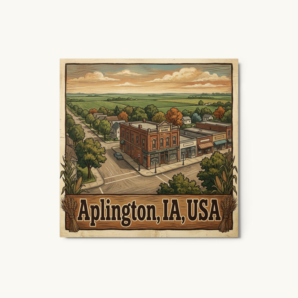 Aplington, IA Metal Print