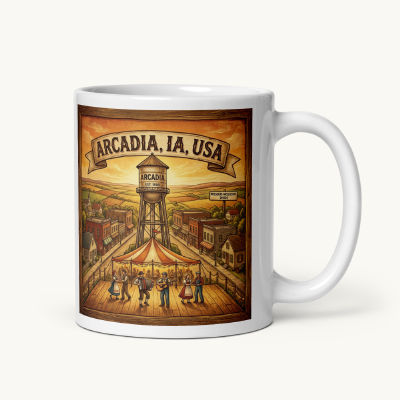 Arcadia, IA Coffee Mug