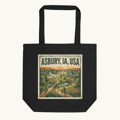 Asbury, IA Tote Bag