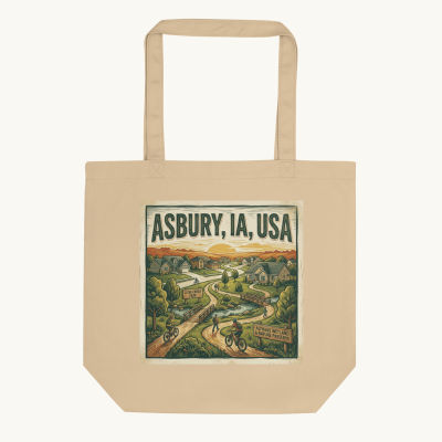 Asbury, IA Tote Bag