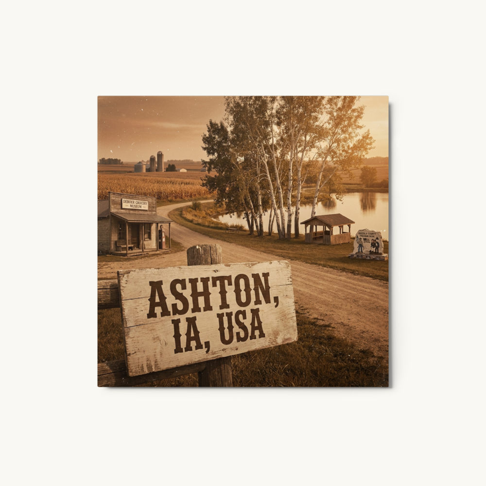 Ashton, IA Metal Print
