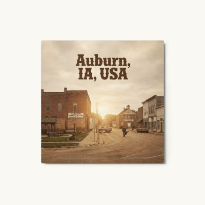 Auburn, IA Metal Print