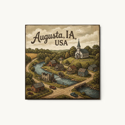 Augusta, IA Metal Print