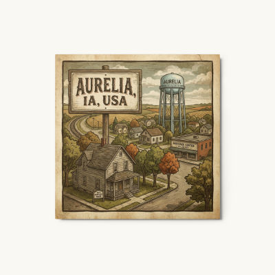 Aurelia, IA Metal Print