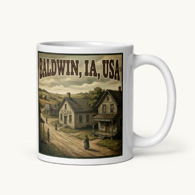 Baldwin, IA Coffee Mug