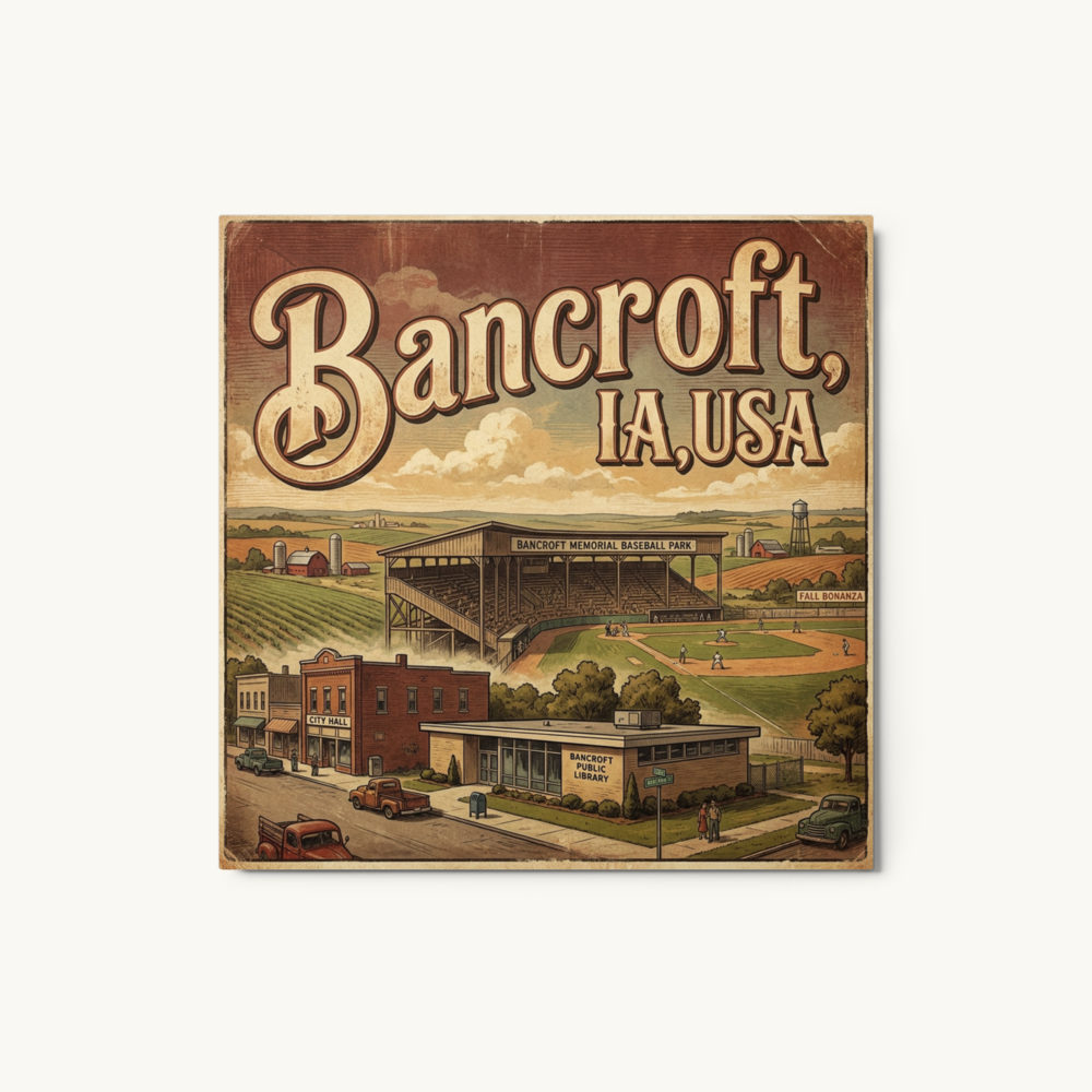 Bancroft, IA Metal Print