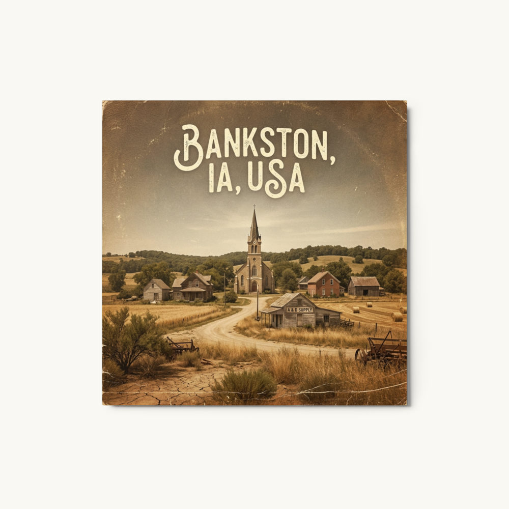 Bankston, IA Metal Print