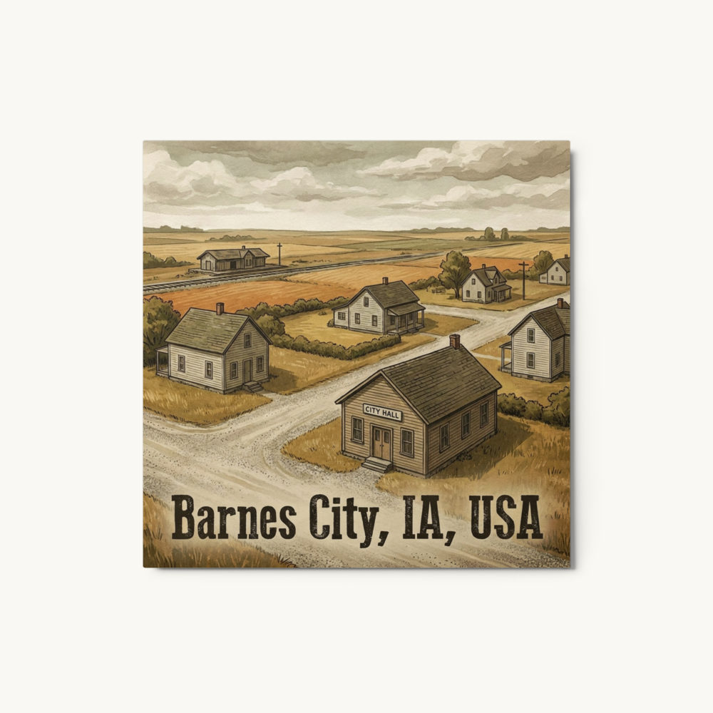 Barnes City, IA Metal Print