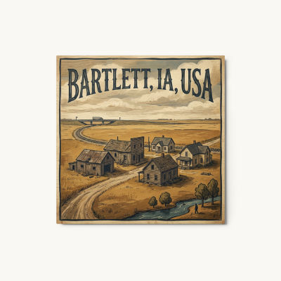 Bartlett, IA Metal Print