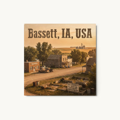 Bassett, IA Metal Print