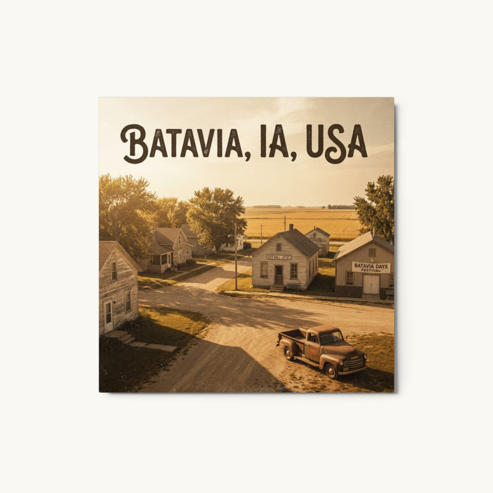 Batavia, IA Metal Print