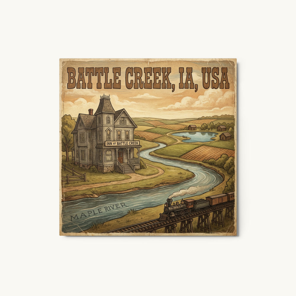 Battle Creek, IA Metal Print