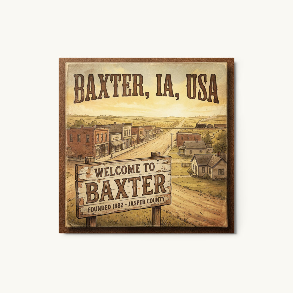Baxter, IA Metal Print