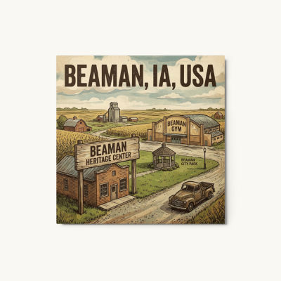 Beaman, IA Metal Print