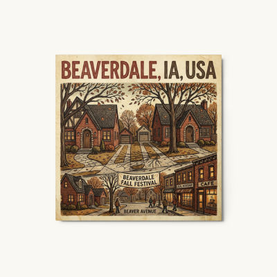 Beaverdale, IA Metal Print