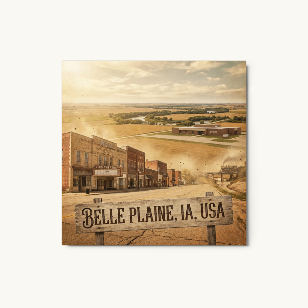 Belle Plaine, IA Metal Print