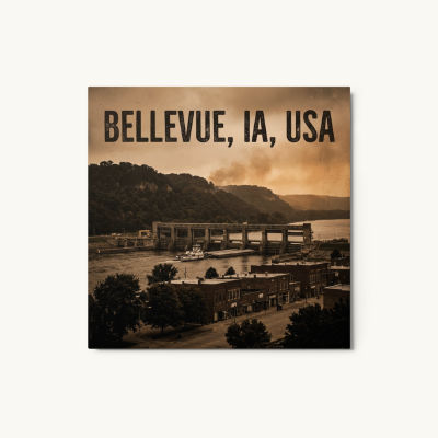 Bellevue, IA Metal Print