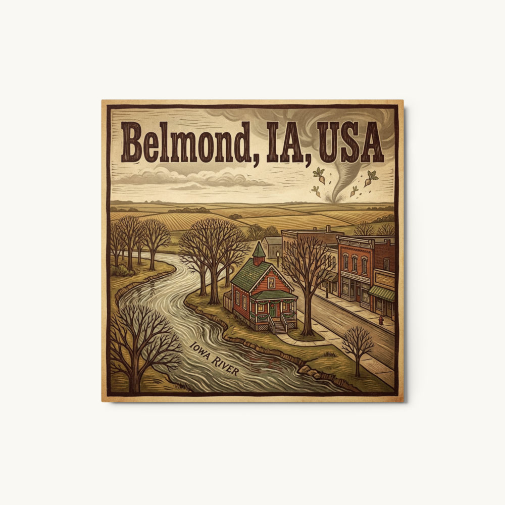 Belmond, IA Metal Print