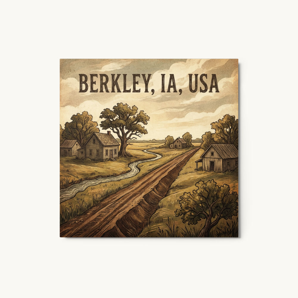 Berkley, IA Metal Print